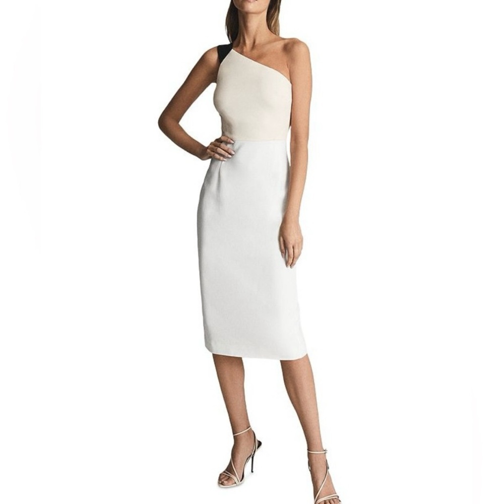 NWOT REISS RIANA COLOR BLOCK SHEATH DRESS IN SIZE 10